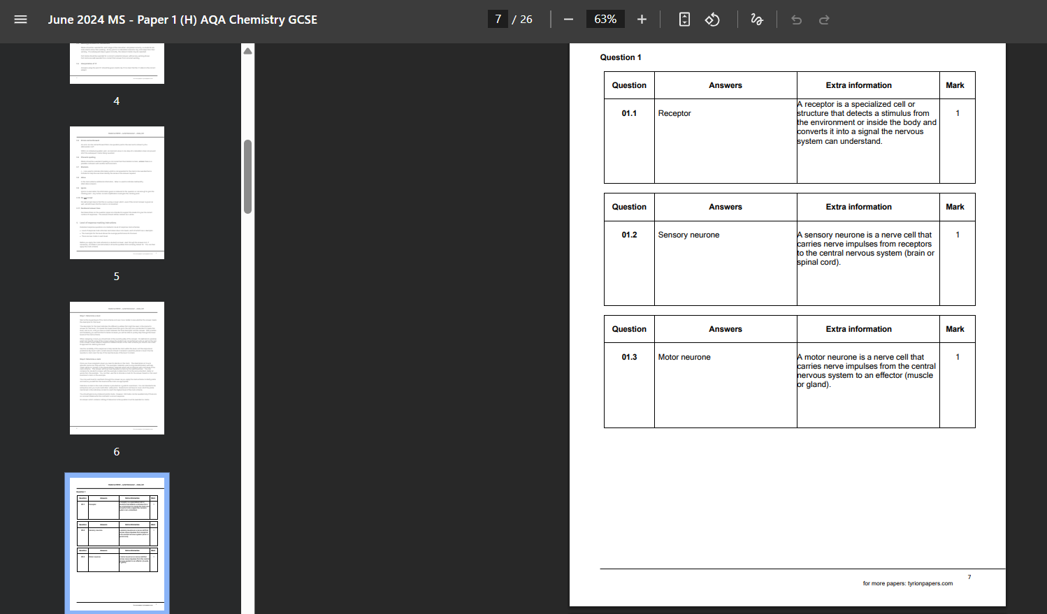 FREE SAMPLE 2026 PREDICTED PAPER - AQA GCSE Biology HIGHER TIER Paper 2 - Image 3