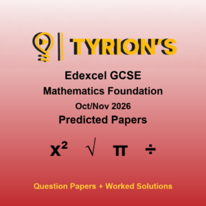 2026 Predicted Papers Home 10 Edexcel GCSE Maths Foundation Oct/Nov 2026 predicted papers cover