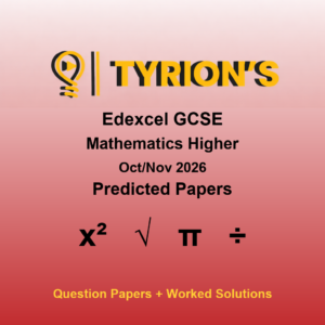 2026 Predicted Papers Home 12 Edexcel GCSE Maths Higher Oct/Nov 2026 predicted papers cover