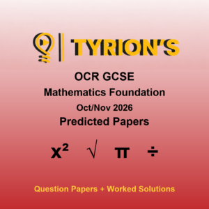 2026 Predicted Papers Home 14 OCR GCSE Maths Foundation Oct/Nov 2026 predicted papers cover