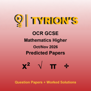 2026 Predicted Papers Home 16 OCR GCSE Mathematics Higher Oct/Nov 2026 Predicted Papers