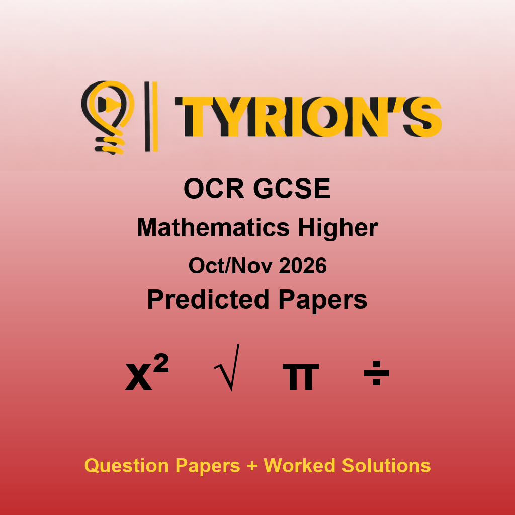 2026 Predicted Papers Blog — GCSE & A Level | Tyrion Papers